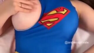 Andreaprivate – Andrea onlyfans video fuck wear suit Superwomen