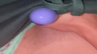 dilfenergy onlyfans video masturbate with vibrator on car